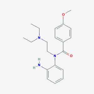 molecular formula C20H27N3O2 B022137 N-(2-aminophenyl)-N-(2-diethylaminoethyl)-4-methoxybenzamide CAS No. 100678-34-0