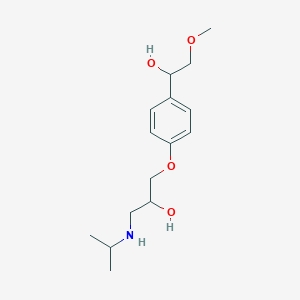 molecular formula C15H25NO4 B022152 a-Hydroxymetoprolol CAS No. 56392-16-6