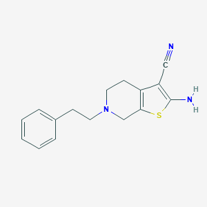 2-Amino-6-phenethyl-4,5,6,7-tetrahydro-thieno[2,3-c]pyridine-3-carbonitrile