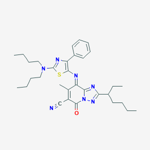 molecular formula C32H41N7OS B221695 CID 15375505 CAS No. 169324-83-8