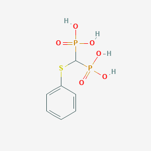 molecular formula C7H10O6P2S B022174 Deschloro Tiludronic Acid 2-Methyl-2-propanamine CAS No. 89987-43-9