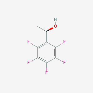 molecular formula C8H5F5O B022195 (R)-(+)-1-(五氟苯基)乙醇 CAS No. 104371-21-3