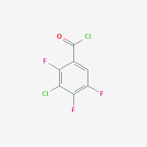molecular formula C7HCl2F3O B022203 3-Chloro-2,4,5-trifluorobenzoyl chloride CAS No. 101513-78-4