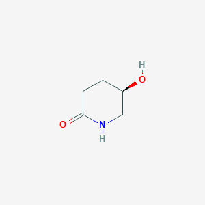 molecular formula C5H9NO2 B022207 (R)-5-Hydroxypiperidin-2-one CAS No. 102774-92-5