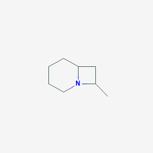 molecular formula C8H15N B022208 8-Methyl-1-azabicyclo[4.2.0]octane CAS No. 108011-01-4