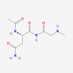molecular formula C9H16N4O4 B022209 Acetyl-asparaginyl-methylglycinamide CAS No. 105217-43-4