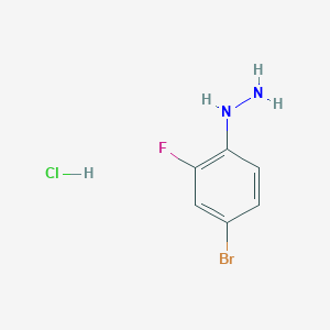 (4-Bromo-2-fluorophenyl)hydrazine hydrochloride