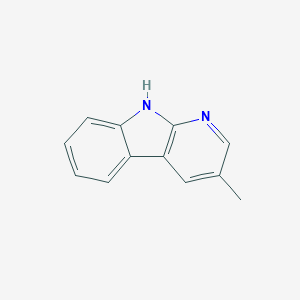 molecular formula C12H10N2 B022240 3-Methyl-9H-pyrido[2,3-b]indole CAS No. 76162-60-2