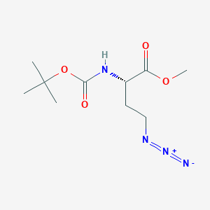 (S)-2-tert-butoxycarbonylamino-4-azido-butanoic Acid Methyl Ester