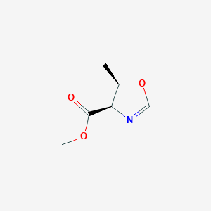 Methyl (4R,5R)-5-methyl-4,5-dihydro-1,3-oxazole-4-carboxylate