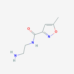 molecular formula C7H11N3O2 B022284 n-(2-Aminoethyl)-5-methylisoxazole-3-carboxamide CAS No. 103879-76-1