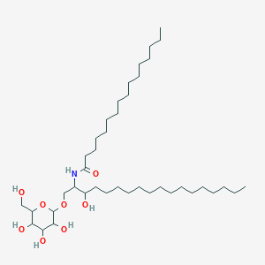 molecular formula C40H79NO8 B022285 N-Palmitoyl-DL-dihydrogalactocerebroside CAS No. 108392-00-3