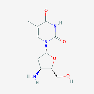 molecular formula C10H15N3O4 B022303 3'-Amino-3'-deoxythymidine CAS No. 52450-18-7