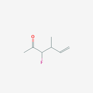 3-Fluoro-4-methylhex-5-en-2-one