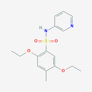2,5-diethoxy-4-methyl-N-pyridin-3-ylbenzenesulfonamide