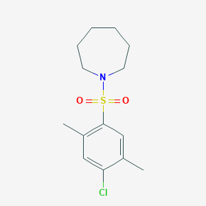 1-[(4-Chloro-2,5-dimethylphenyl)sulfonyl]azepane