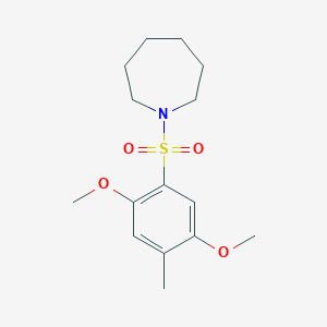 1-[(2,5-Dimethoxy-4-methylphenyl)sulfonyl]azepane