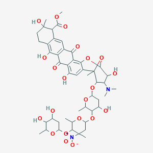molecular formula C48H62N2O21 B223232 Cororubicin CAS No. 160605-92-5