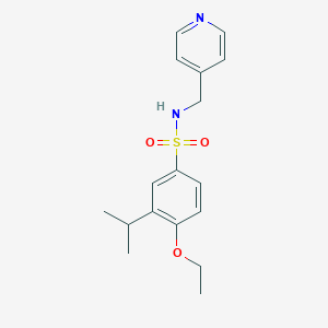4-ethoxy-3-isopropyl-N-(4-pyridinylmethyl)benzenesulfonamide