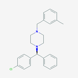 molecular formula C25H27ClN2 B223301 (S)-Meclizine CAS No. 189298-47-3