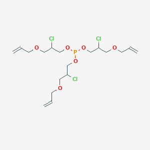 molecular formula C18H30Cl3O6P B022334 Tris[3-(allyloxy)-2-chloropropyl] phosphite CAS No. 19865-30-6