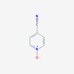molecular formula C6H4N2O B022336 4-Cyanopyridine N-oxide CAS No. 14906-59-3