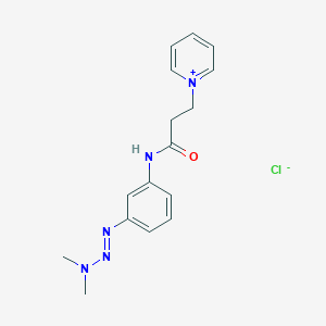 3-(3,3-Dimethyltriazeno)phenylaminocarbonylethylpyridinium chloride