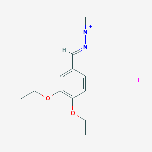 molecular formula C14H23IN2O2 B022347 JDARWYYMJDXADG-KRWCAOSLSA-M CAS No. 102570-94-5