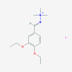 Hydrazinium, 2-(3,4-diethoxybenzylidene)-1,1,1-trimethyl-, iodide