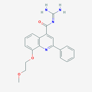 2-[[2-Phenyl-8-(2-methoxyethoxy)quinoline-4-yl]carbonyl]guanidine