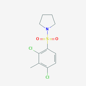 1-[(2,4-Dichloro-3-methylphenyl)sulfonyl]pyrrolidine