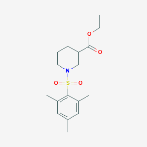 molecular formula C17H25NO4S B223543 Ethyl 1-(mesitylsulfonyl)-3-piperidinecarboxylate 