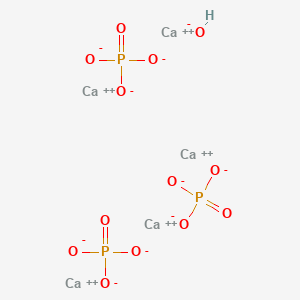molecular formula Ca5(PO4)3(OH)<br>Ca5HO13P3 B223615 Hydroxyapatite CAS No. 1306-06-5