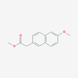 molecular formula C14H14O3 B022364 6-甲氧基萘-2-乙酸甲酯 CAS No. 23981-48-8
