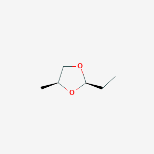 molecular formula C15H11F3 B223660 (2R,4S)-2-ethyl-4-methyl-1,3-dioxolane CAS No. 1568-99-6