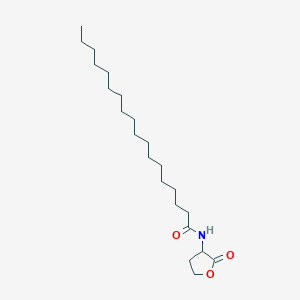 molecular formula C22H41NO3 B022371 N-[(3S)-Tetrahydro-2-oxo-3-furanyl]octadecanamide CAS No. 479050-96-9