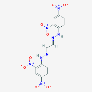 molecular formula C15H12I2O4 B223729 Glyoxal, bis[(2,4-dinitrophenyl)hydrazone] CAS No. 1177-16-8