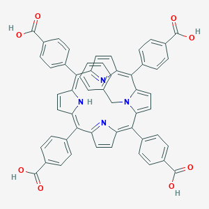 molecular formula C55H36N4O8 B022377 N-Benzyl-5,10,15,20-tetrakis(4-carboxyphenyl)porphine CAS No. 108440-59-1