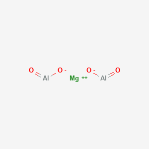 molecular formula Mg(AlO2)2<br>Al2MgO4 B223811 尖晶石 CAS No. 1302-67-6