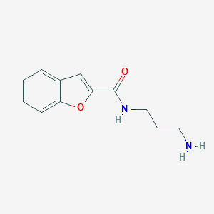 molecular formula C12H14N2O2 B223828 N-(3-aminopropyl)-1-benzofuran-2-carboxamide 
