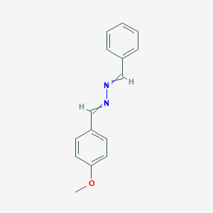 molecular formula C22H29NO2 B223872 1-Benzylidene-2-[(4-methoxyphenyl)methylidene]hydrazine CAS No. 1149-69-5
