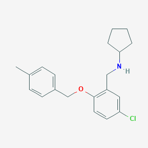 N-{5-chloro-2-[(4-methylbenzyl)oxy]benzyl}cyclopentanamine