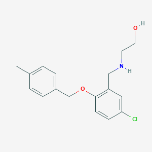 molecular formula C17H20ClNO2 B223879 2-({5-Chloro-2-[(4-methylbenzyl)oxy]benzyl}amino)ethanol 