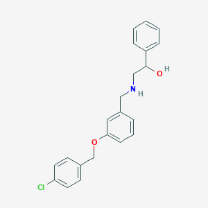 2-({3-[(4-Chlorobenzyl)oxy]benzyl}amino)-1-phenylethanol