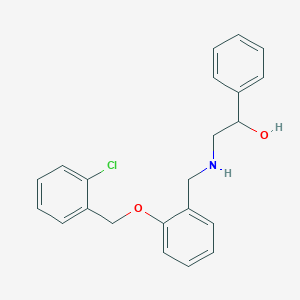 2-({2-[(2-Chlorobenzyl)oxy]benzyl}amino)-1-phenylethanol