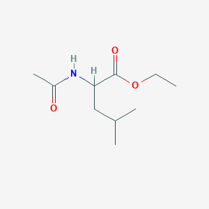 molecular formula C10H19NO3 B223923 Ethyl 2-acetamido-4-methylpentanoate CAS No. 1114-55-2