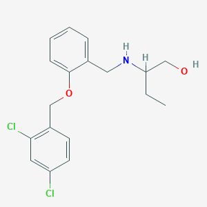 2-({2-[(2,4-Dichlorobenzyl)oxy]benzyl}amino)-1-butanol