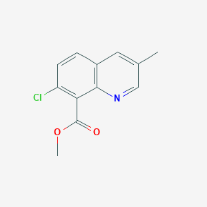 molecular formula C12H10ClNO2 B022394 Quinmerac-methyl CAS No. 109623-67-8