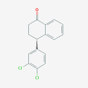 molecular formula C₁₆H₁₂Cl₂O B022395 Sertraline ketone CAS No. 124379-29-9