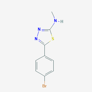 5-(4-bromophenyl)-N-methyl-1,3,4-thiadiazol-2-amine